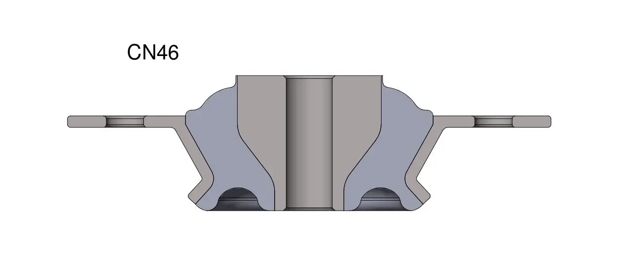 CN46 light duty cone mount side view