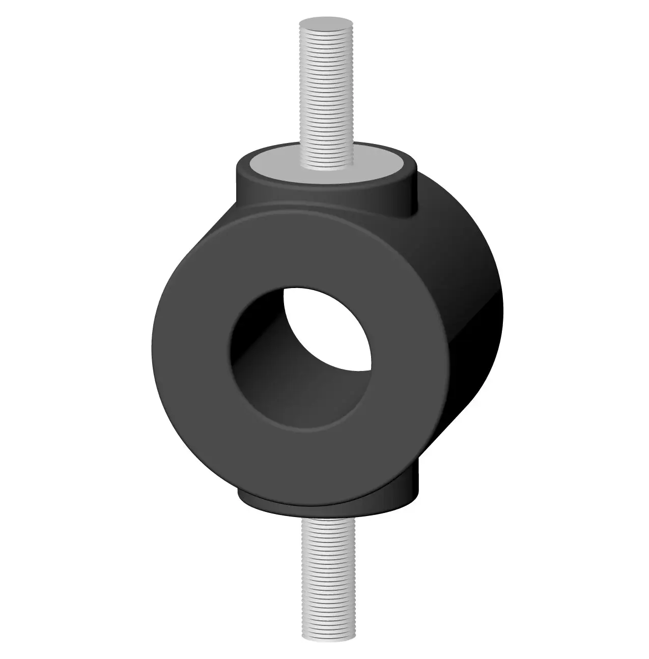 front view of an a mounting