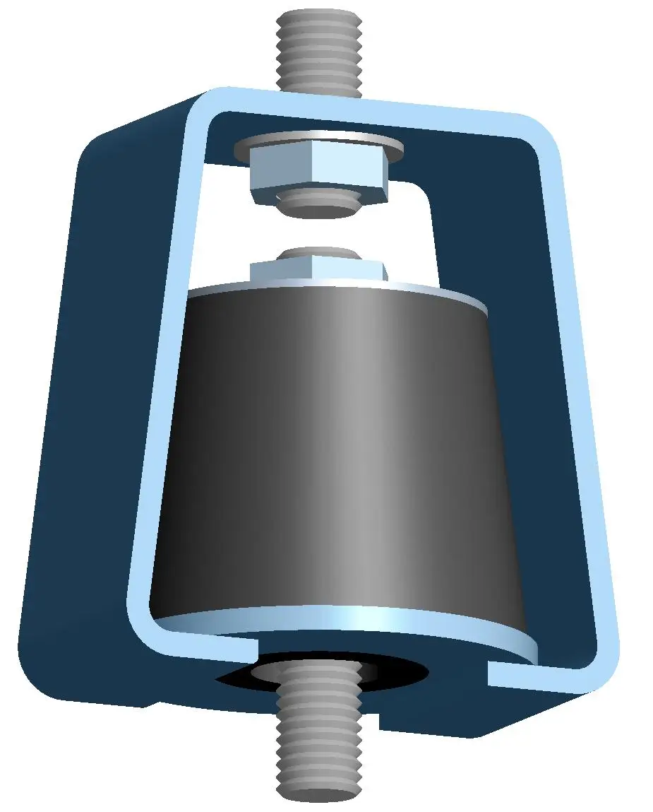 RH rubber hanger mount